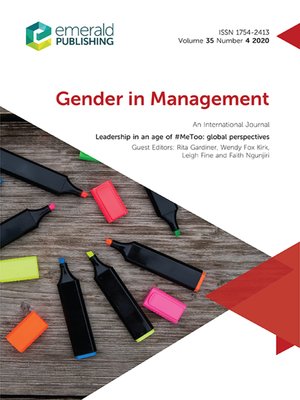 cover image of Gender in Management: An International Journal, Volume 35, Number 4